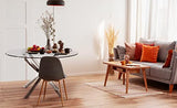 Menzzo Corix Table, Transparent, L120 x P120 x H75 cm