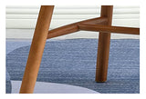 ZNMDOK Chaise de Salle à Manger en rotin en Bois Massif de Ferme Moderne, 2 chaises de Salle à Manger en rotin Naturel, Chaise à Dossier en rotin, Cool et Pas étouffante(50 * 56 * 80cm)