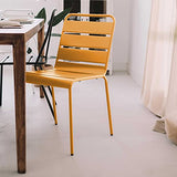 Oviala Palavas - Chaise en métal Jaune
