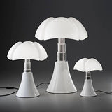 PIPISTRELLO MED - Lampe Noir LED pied télescopique H50-62cm - Lampe à poser Martinelli Luce designé par Gae Aulenti