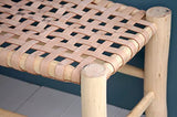 BOHOME LIVING Banc en bois salon, salle à manger, entrée 80cm