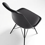 LF - Chaise Lot de 4 chaises Lars noir