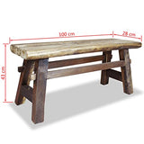 vidaXL Banc Bois de Récupération Massif Entrée Cuisine Tabouret Banquette