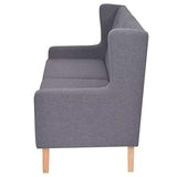 YiYueTrade Ensemble de canapés 2 pcs Tissu Gris