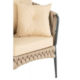 Paris Prix - Fauteuil Lounge Design pipano 78cm Beige