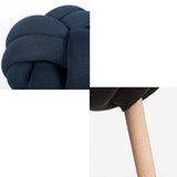 HHXD Rond Pouffe Tabouret Bois/Pouf Repose Pied Tapis Anti-Dérapant/Restaurant Est Adapté Pour Balcon Salon De Chambre/D / 30×45 cm
