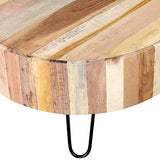 vidaXL Table Basse Bois de Récupération Massif Table d'Appoint Salon Canapé