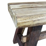 vidaXL Banc Bois de Récupération Massif Entrée Cuisine Tabouret Banquette