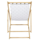 AltoBuy MILIM - Lot de 2 Chiliennes Tissu Motif Géométrique