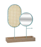 Atmosphera - Porte Bijoux Cannage et Miroir H 31 cm