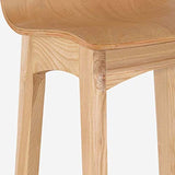 Moolo Tabourets de Bar Chaise, café Simple en Bois Massif