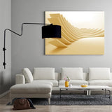 Applique murale arc-en-ciel noir salon studio Loft moderne en pierre 2131ZW