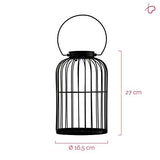Pauleen 48062 Sunshine Melody Lanterne Solaire Noire d'extérieur-pour balcons ou Jardins, Métal, 0.006 W