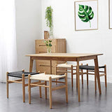 NMDCDH Tabourets de Pied Ottoman Tabouret de canapé Repose-Pieds Marchepied Petit Repose-Pieds Repose-Pieds rembourrés Tabouret de Table Basse Salon en rotin en Bois Massif, 12 Couleurs (