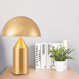 Lampe Champignon Moderne LED Lampe de Chevet Lampea Poser Protection Yeux Bureau Chambre Salon Hôtel Métallique 28x40CM,White