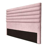 Paris Prix - Tête De Lit Design bombé 140cm Rose