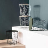 Table d'appoint Kumi Feuille Noire D40 cm - Atmosphera créateur d'intérieur