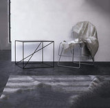Canapé Side Table, Salon Fer Art Petite Table Carrée Bureau Salle de réunion Décoration Table basse Chambre Table de nuit (Color : Black)