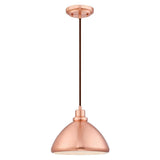 61039 Suspension à 1 lampe en cuivre brossé avec LED