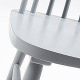 Kave Home - Chaise de Salle à Manger Tressia Gris Clair en Bois Massif de Caoutchouc