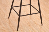 JaHECOME Lot de 2 Tabourets de Bar avec Dossier, Accoudoirs et Repose-Pieds,Chaises de Bar Roubourés, Pieds en Métal Chaises pour Salon, Bistrots (2, Vert)