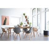 Miliboo Table à Manger Extensible scandinave en Bois Clair L150-200 Leena