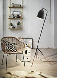 EGLO 49945 Lampe sur Pied, Acier, 60 W, Schwarz, Kupfer