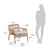 Kave Home - Fauteuil Samanta