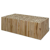 vidaXL Teck Authentique Table Basse 90x50x30 cm Table d'Appoint Meubles de Canapé