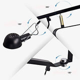RUZMY E27 RéTro Bras Long Applique, Prise Avec Interrupteur, Ajustable Bras Oscillant Chevet Applique Murale Fer Restaurant Eclairage Bras Long Pole Lampe Murale Chambre Lampe De Lecture