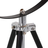 Festnight Lampadaire sur Pied pour Salon, Chambre ou Bureau E27 Noir et doré 51 cm