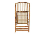 Beliani - Lot de 4 Chaises Pliantes - Trentor - en Bambou et Rotin, Marron