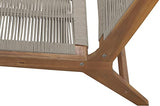 BEAU RIVAGE Avery Fauteuil Bas de Jardin, Bois, Naturel, 81 x 60 x 72 cm