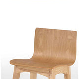 Moolo Tabourets de Bar Chaise, café Simple en Bois Massif