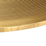 vidaXL 2X Tables MDF Recouvert de Laiton Table d'Appoint Table Basse Salon