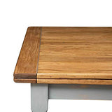 Biscottini Table a Manger Extensible 160x80x80 cm Made in Italy | Table Cuisine | Table Extensible Style Country | Table Salle a Manger Extensible