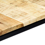 vidaXL Bois de Manguier Massif Brut Table à Dîner Table de Salle à Manger Table de Cuisine Table de Repas Table à Manger Maison Intérieur 180x90x75 cm