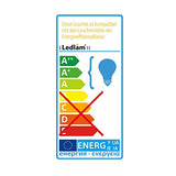 Suspension Abat-jour moderne en métal chromé de Inox 35 cm, 1 x E27