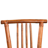 binzhoueushopping Lot de 2 chaises de Salle à Manger Chaise de Cuisine en Bambou Marron 43 x 56 x 98 cm