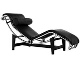 Fashion Commerce FC0160 Fauteuil Relax, Cuir, Noir, 160 x 54 x 50 cm
