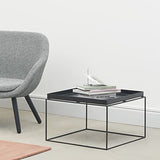 HAY Table d'appoint, Acier, Blanc, 60 cm