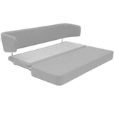 Softline Canapé lit Design Jasper en Tissu Jaune Couchage 70/140 * 200cm