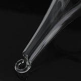 Vase Suspendu en Verre Transparent Conique pour Plantes Fleurs Décoration de Jardin Maison