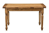 Biscottini Table à Manger Extensible 140x80x80 cm Made in Italy - Table Salle à Manger Extensible en Bois Massif - Table Bois Salle a Manger