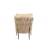 Paris Prix - Fauteuil Lounge Design pipano 78cm Beige