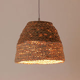 LUSSIOL Lumianire SALTA, Suspension Jacinthe d'eau Naturel, Diam. 34 cm, E27 60W, idéal pour chambre, salon, entrée, appartement