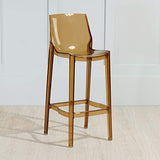 LEI ZE JUN Chaise Haute, Cuisine Restaurant café Tabouret Haut élégant Tabouret de Bar Transparent 0512 (Couleur : D, Taille : 65cm Seat Height)