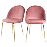 Selsey Chaise Rembourre, Rose, 50 x 78 x 52