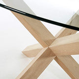 Kave Home - Table Lotus Ø 120 cm verre