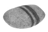 Le coussin qui rappelle les galets Feltiness 100% Laine
